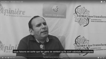 La valorisation du savoir populaire : el modo Cenca